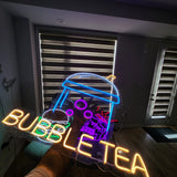 Bubble Tea Neon Sign