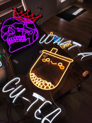 What a Cu-Tea Neon Sign