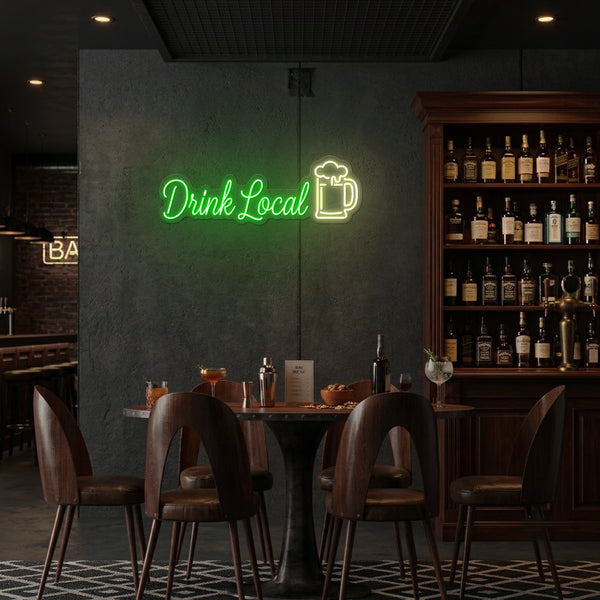 Drink Local Neon Sign