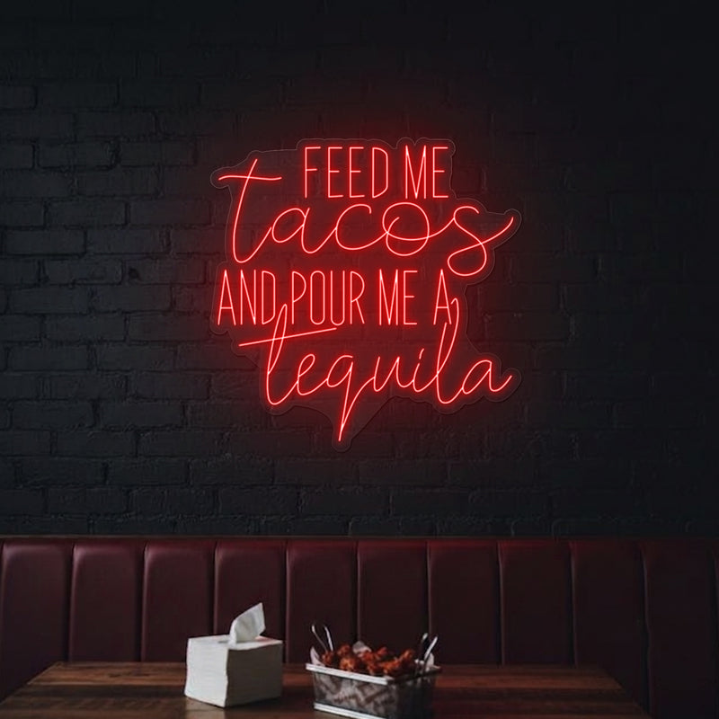 Feed-Me Neon Sign