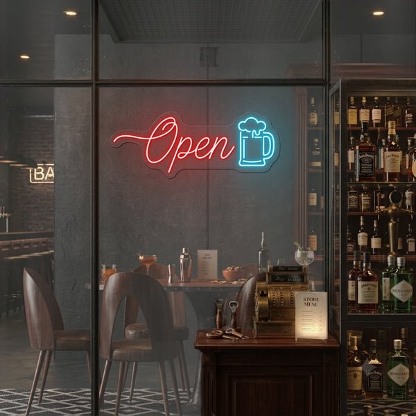 Open Bar Neon Signs