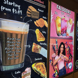 LED Backlit Single Side Acrylic Advertising Light Boxes 23.6 inches by 31.5 inches