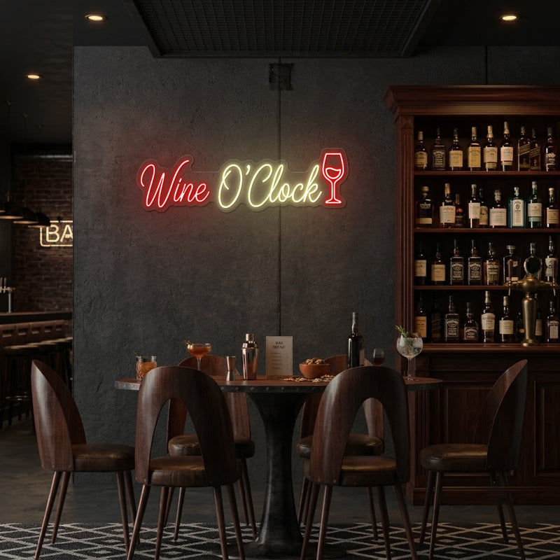 Wine-O-clock Neon Sign