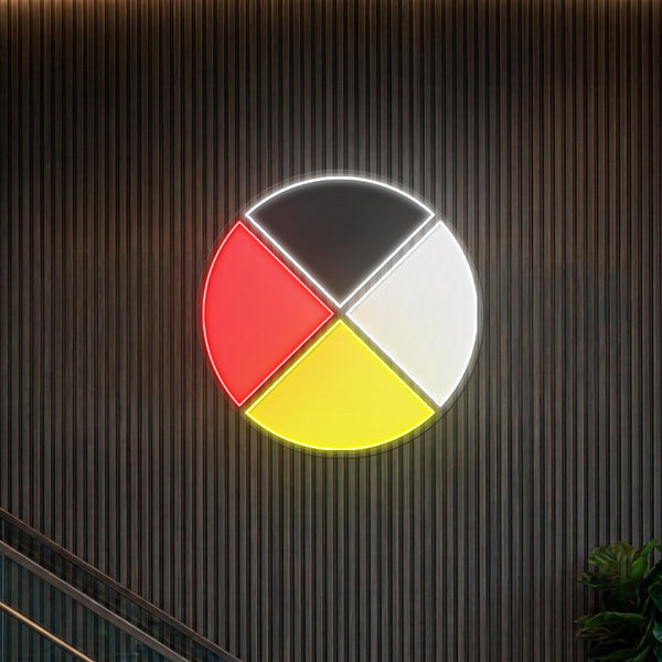 Circle-Shape Neon Sign