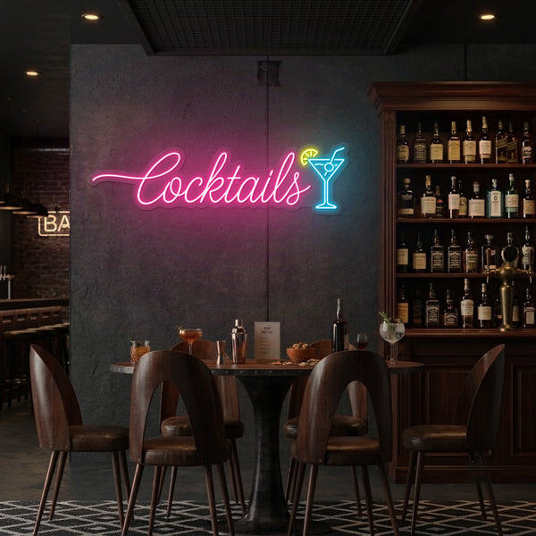 Cocktails Neon Sign