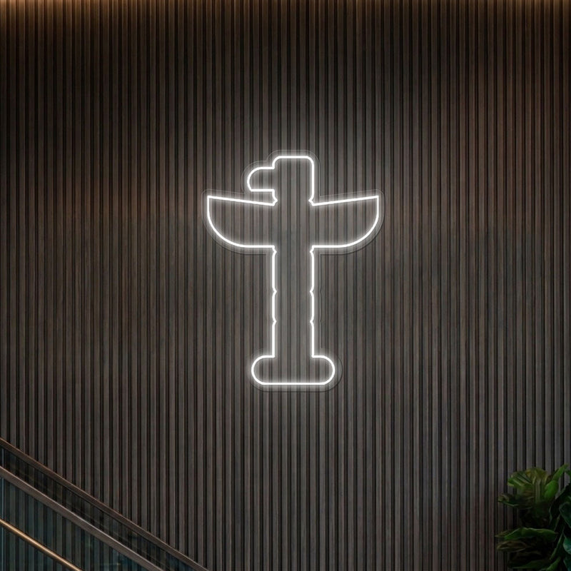 Eagle Logo Neon Sign