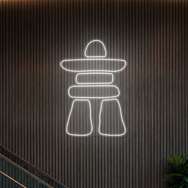 Inuksuk Landmark Neon Sign