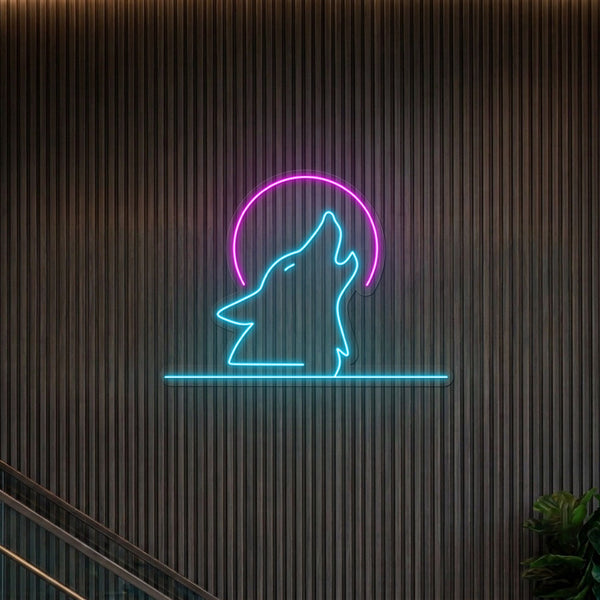 Wolf Neon Sign