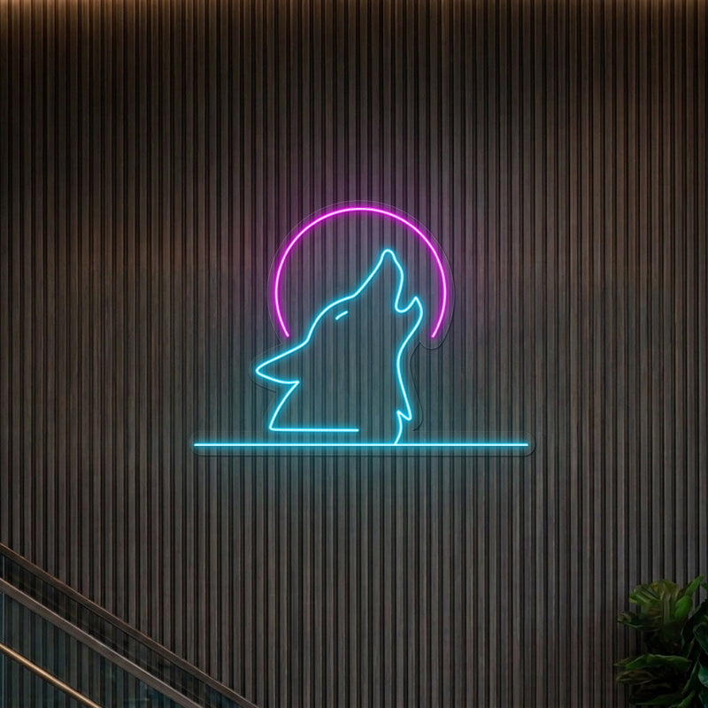 Wolf Neon Sign